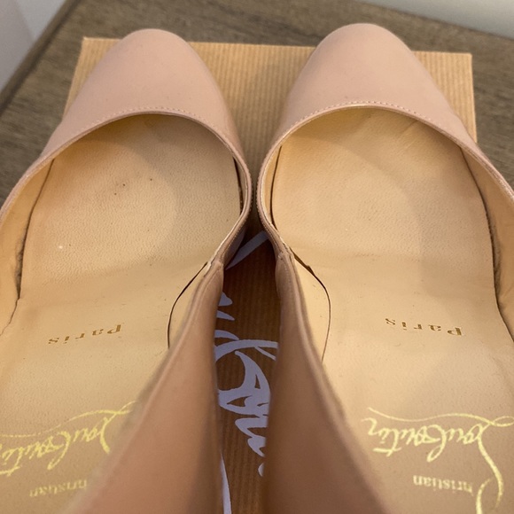 Christian Louboutin Simple Pump 85 patent nude 38 - Picture 8 of 16